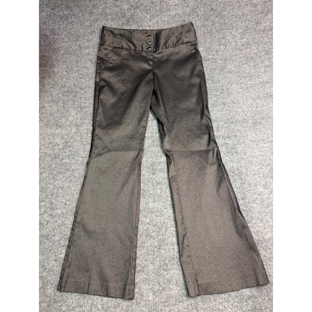 Tracy Evans pants Women's Size 9 Silver grey Flared Trousers